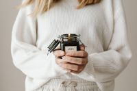 Kaboompics - Close Up of Love Candle in Woman’s Hands