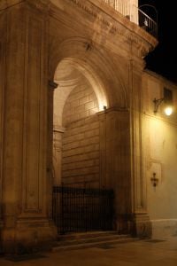 Kaboompics - Illuminated Stone Archway in Malaga