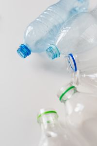 Plastic Bottles and Caps for Recycling and Packaging Concepts