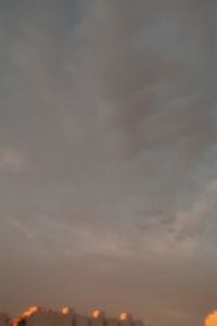 Kaboompics - Cloudy Dusk Sky with Muted Warm Light, Minimal Background