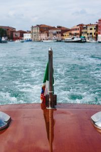 From the boat on my way to the Islands of Murano