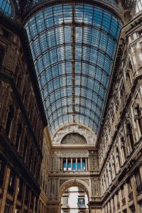 Kaboompics - Galleria Umberto I Glass Arcade Framed by Historic Shopfronts