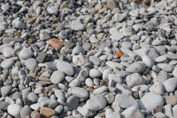 Kaboompics - White and Gray Pebble Beach Texture with Natural Coastal Detail