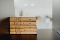 Kaboompics - A Stack of old books