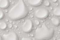 Kaboompics - White Liquid Surface Covered With Large Soft Droplets