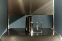 Kaboompics - Metallic Pitcher and Glass in Geometric Still Life