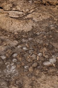 Kaboompics - Rugged Stone Slab with a Deep Shadowed Crevice