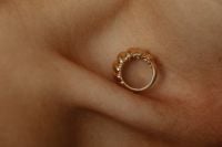 Kaboompics - Gold Ring Close-Up on Woman's Skin