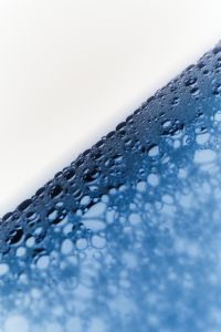 Kaboompics - Minimal Bubble Foam Curve With Copy Space