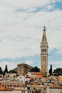 Kaboompics - Church of St. Euphemia Tower Against Open Sky in Rovinj, Croatia