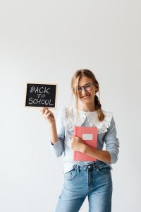 Kaboompics - Student Holding Notebook for School