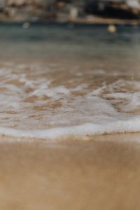 Kaboompics - Soft Focus Ocean Foam On Sandy Beach