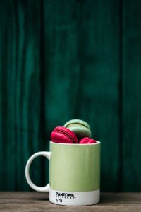 Colorful Macaroons in Pantone Mug