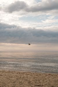 Kaboompics - Distant Boat on a Calm Sea at Dusk