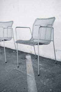 Kaboompics - Retro Metal Dining Chair
