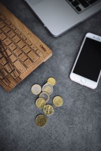Euro coins currency of the European Union