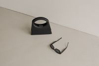 Kaboompics - Black Handbag, Espresso Cup and Sunglasses Close-Up