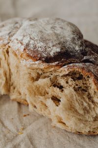 Kaboompics - Torn Sourdough Loaf Close-Up