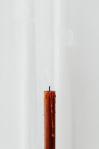Kaboompics - Single Candle on a Marble Surface