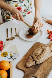 Kaboompics - Sliced Fresh Produce on a White Plate