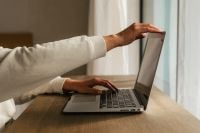 Kaboompics - Home Office Laptop Desk Remote Work Workspace