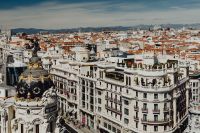 Kaboompics - Edificio Metrópolis Dome and Gran Vía Rooftops in Central Madrid