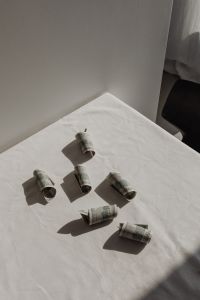Kaboompics - Rolled Dollar Bills Money Background