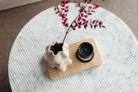 Kaboompics - Top View of Sculptural Vase and Black Candle