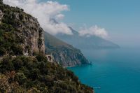 Kaboompics - Winding Amalfi Coast Drive above Open Blue Water