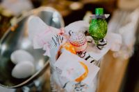 Kaboompics - Decorated Easter Eggs Arranged in White Tissue for Spring