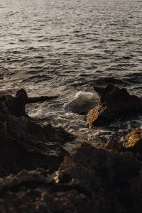 Kaboompics - Open Sea Beyond a Rugged Rocky Coast