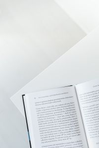 Kaboompics - Open Book with Wide White Negative Space for Editorial Copy