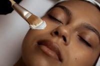 Kaboompics - Close-Up Facial Mask Application