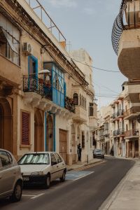 Malta Street Scenes, Architecture and Mediterranean Coastline