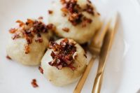 Kaboompics - Shallow-Focus Polish Meat Dumplings (Pyzy) on a White Plate