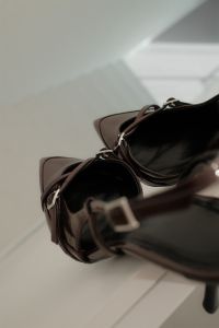 Kaboompics - Cherry Burgundy Shoes Close-Up in Natural Light