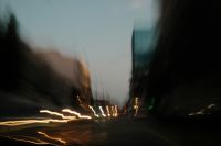 Kaboompics - Dusk Intersection with Blurred Cars, Traffic Lights and Crosswalk