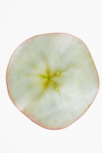 Kaboompics - Single Apple Slice in Backlight