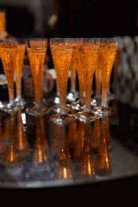 Kaboompics - Portrait Close-Up of Sparkling Aperol Spritz Glasses