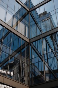 Kaboompics - Reflective Glass Building Corner