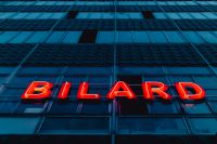 Kaboompics - Neon sign Bilard on the building
