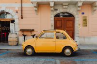 Kaboompics - Classic Fiat 500 car parked on the street in the town of Trieste, Italy