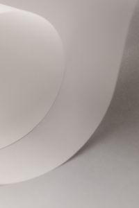 Kaboompics - Soft White Paper Curves Abstract Wallpaper