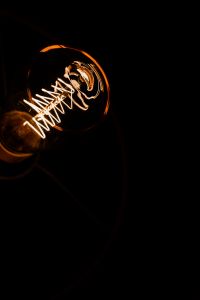 Vintage light bulb