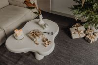 Kaboompics - Christmas Gift Wrapping Table with Tree and Presents