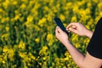 Kaboompics - Man using mobile phone