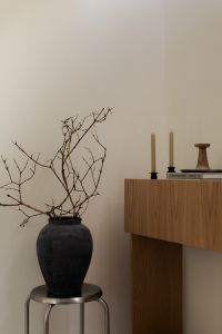 Kaboompics - Wabi Sabi Interior with Large Branch Vase and Wooden Sideboard