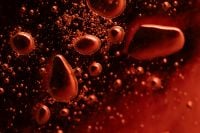 Kaboompics - Red Water Droplets Macro Texture Background