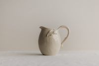 Kaboompics - White Ceramic Pitcher on a Neutral Linen Table Setting