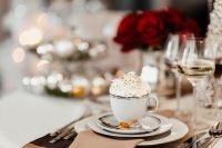 Kaboompics - Whipped Cream Coffee on a Festive Christmas Table